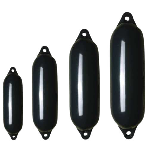 Majoni Pare-battage noir 22X72cm avec cordage