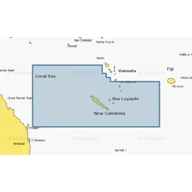 Navionics kaart + Nieuw-Caledonië