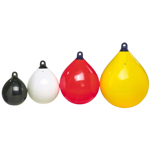 Plastimo Spherical fender black eye diameter 35cm Yellow