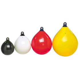 Plastimo Bolvormig spatbord zwart oog diameter 85cm Oranje