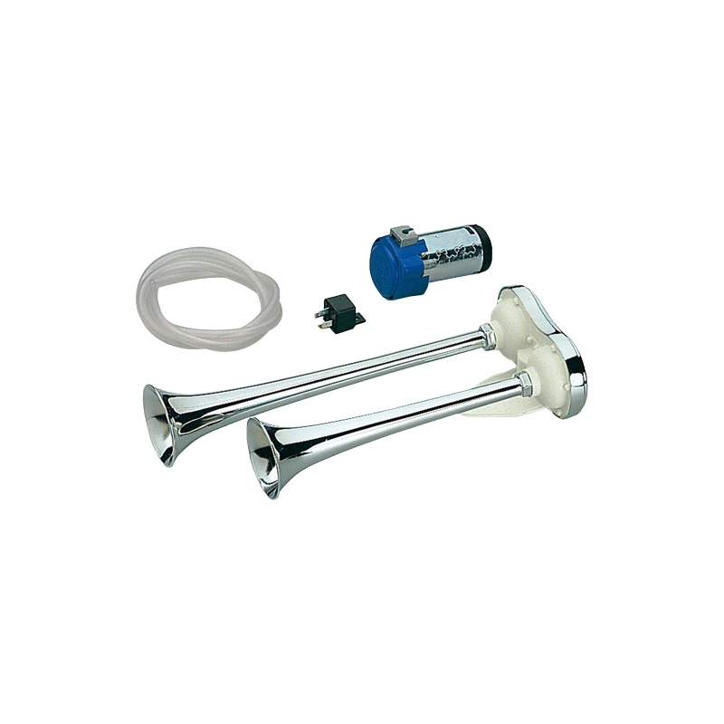 Marco Twotone compressor horn TT2M Chrome 12V on the store Aquatech66 SAS