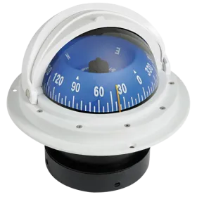 RIVIERA Compass Urania BU10 recessed White-Blue protective dome
