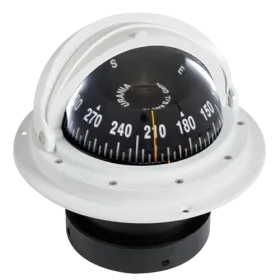 RIVIERA Compass Urania BU10 recessed White-Black protective dome