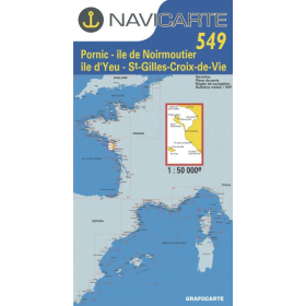 Navigatiekaart Navicarte 1010 Oostende, Boulogne, Pas de Calais