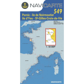 Navigation map Navicarte 1010 Ostend, Boulogne, Pas de Calais