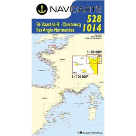 Navigatiekaart Navicarte 1014/528 St Vaast, Kanaal/Normandische eilanden