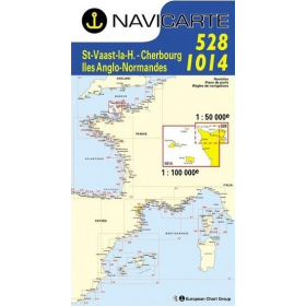 Navigation chart Navicarte 1014/528 St Vaast, Channel/Norman Islands