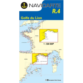 Navicarte R4 navigation map Gulf of Lion, Marseille, Barcelona