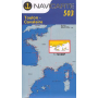 Mapa de navegação Navicarte 503 Toulon, Cavalaire, Ilhas Hyères