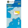 Navicarte 504 navigation map Marseille, Toulon, Les Calanques