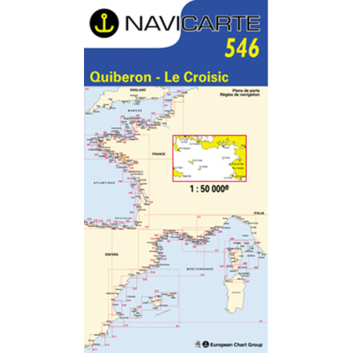 Mapa de navegación Navicarte 546 La Trinité, Le Croisic