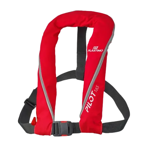 Plastimo Gilet de sauvetage gonflable Pilot 165 auto Hydrostatique Rouge