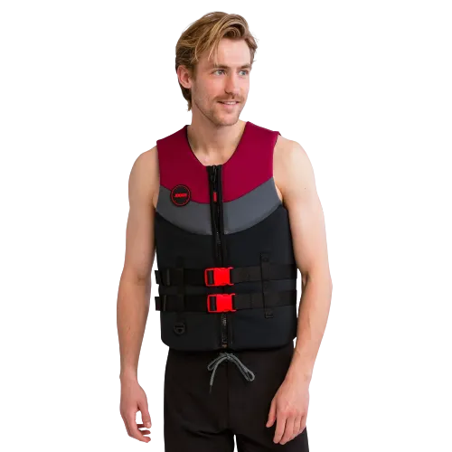 Jobe Neopren-Schwimmweste Burgunderrot 2XL