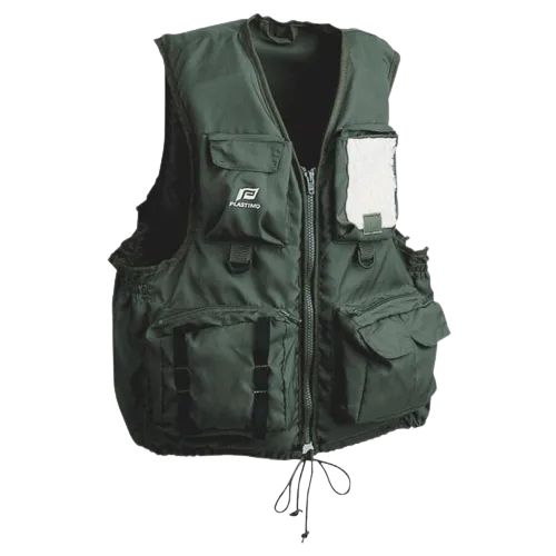 Colete salva-vidas Plastimo Fishing Plein Sud 50N Verde 70-90 kg