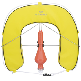 Plastimo Horseshoe buoy with removable yellow cover