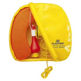 Plastimo Bouée fer à cheval Rescue Buoy avec feu Housse jaune