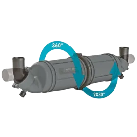 Vetus Waterlock Vetus Silenziatore NLPH orizzontale ø40 mm