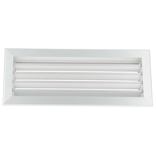 Grelha de entrada de ar em alumínio anodizado - 402 x 100 mm