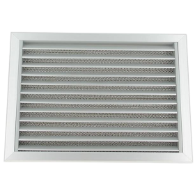 Grelha Climma Airflow em alumínio anodizado 252 x 252 mm