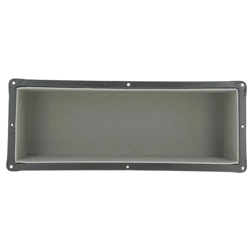 Caixa de boca retangular Clima 430 x 145 x 150 mm