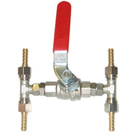 Lecomble & Schmitt By-pass valve for flexible pipe Ø 6mm