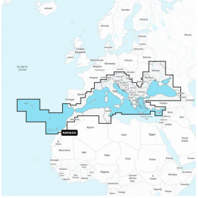 Carte Navionics+ Méditerranée & Mer Noire