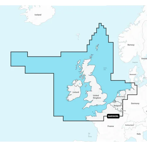 Navionics -kaart + Verenigd Koninkrijk, Ierland en Nederland