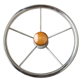 Volante Savoretti Armando T4 Acciaio Inox Ø 400mm