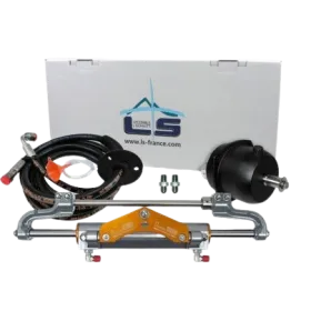 Lecomble & Schmitt Kit timoneria idraulica per motori fuoribordo LS 500 PRO/26 HB flessibile precrimpato 12m + passante scafo