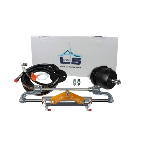 Lecomble & Schmitt Hydraulic steering kit for outboard motors LS 500 PRO / 26 HB pre-crimped flexible 12m + hull pass-through