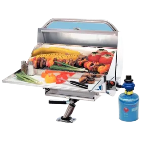 MAGMA Barbecue marino Newport II gas 23x46 cm a infrarossi