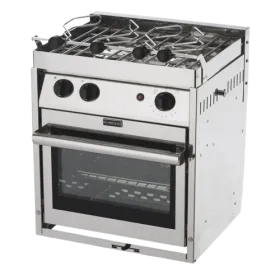 Force10 Cocina de gas de 2 quemadores Horno Grill con cardán (Europa Subcompacta)