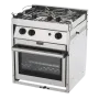 Force10 Cocina de gas de 2 quemadores Horno Grill con cardán (Europa Subcompacta)
