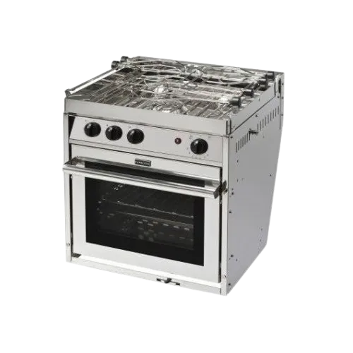 Force10 3-burner gas cooker Oven Grill on gimbal (Europe Compact)