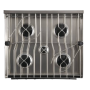 Force10 Cuisinière Gaz 5 feux Four Grill sur cardan