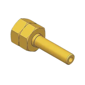 Adaptador Gas ENO tubo salida lisa G1/4 tubo 8mm