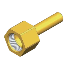 Adaptador Gas ENO SAE 5/8 tubo 8mm liso