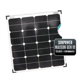 Células de painel solar rígido Seatronic SUNPOWER 60 W