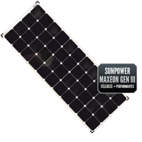 Pannello solare rigido Seatronic SUNPOWER 165 W