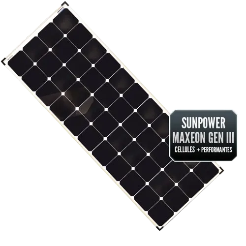 Pannello solare rigido Seatronic SUNPOWER 165 W