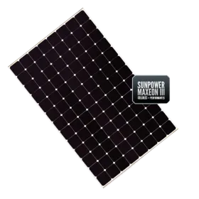 Pannello solare rigido Seatronic SUNPOWER 390 W