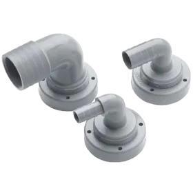 Raccord évent pour tuyau diam 38 mm 