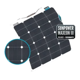 Pannello solare flessibile Seatronic SUNPOWER 60W ETFE