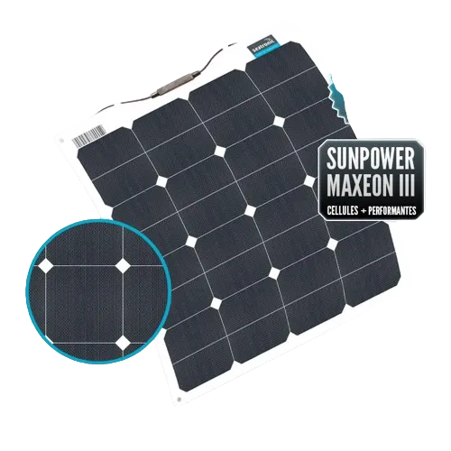 Seatronic Panneau Solaire Souple SUNPOWER 60W ETFE