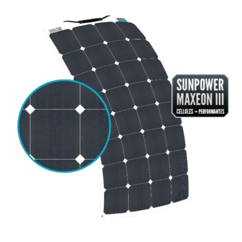 Painel solar flexível Seatronic SUNPOWER 120W ETFE