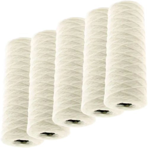 Aqua-Base-Set mit 5 Kartuschen 7 Zoll 20 Mikron