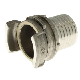 Half-fittings with lock and corrugated sleeve DN65