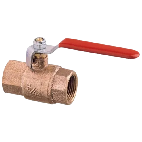 Válvula esfera 2 vias GUIDI fêmea / fêmea bronze 1" 1/2 PN32