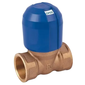 GUIDI Antiblokkeer 2-wegklep serie 2260 brons 1/2"