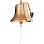 Signalglocke aus Bronzemessing, Durchmesser 100 mm